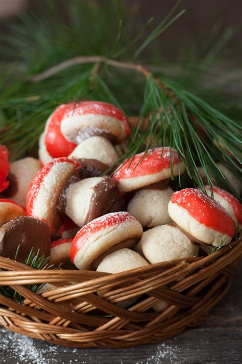 Christmas Cookies 1 Russian Mushroom Cookies “gribochky” Cooking