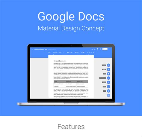 Google Docs - Material Design Concept on Behance