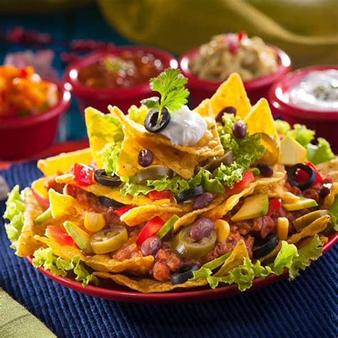 Loaded Nachos With Refried Beans Recipe How To Make Loaded Nachos With Refried Beans