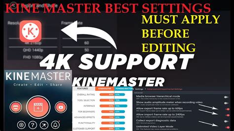 Kinemaster Best Settings For Kine Master Must Apply Before Editing Your Projects Try This