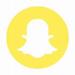 Snapchat Icon Clipart Circled Social Transparent Background