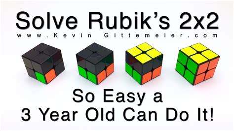 The rubik's cube has six faces. How To Solve 2x2 Rubik's Cube: So Easy a 3 Year Old Can Do ...