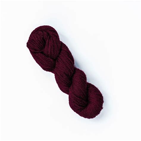 Wool Yarn100 Natural Knitting Crochet Craft Supplies Burgundy