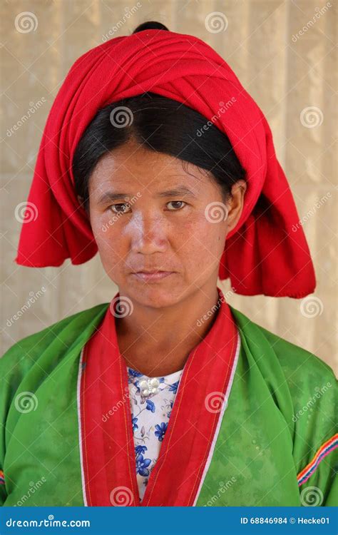 Women From Myanmar In Traditional Costume Stock Photo Image Of