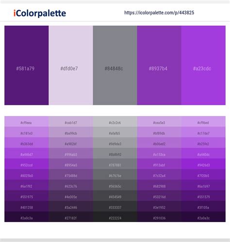 140 Latest Color Schemes With Royal Purple Color Tone Combinations