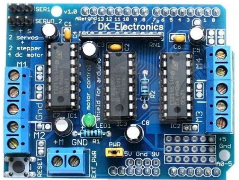 Sunrobotics L293d Motor Driver Shield For Arduino Electronic Components