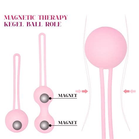Safe Silicone Smart Magnetic Ball Kegel Ball Ben Wa Ball Vagina Tighten Exercise Machine Vaginal