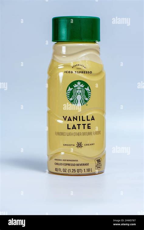 Potterville Us February 6 2022 Plastic Bottle Of Starbucks Vanilla