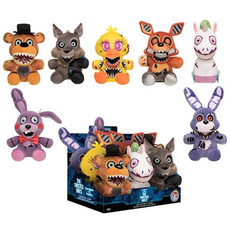 Five Nights At Freddys Twisted Ones Plush 8 Piece Assortment Case