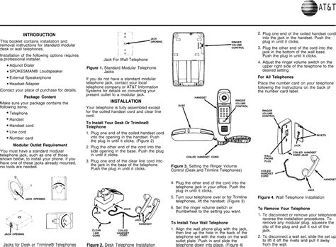 Atandt Trimline S Users Manual