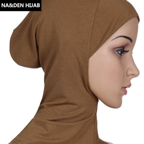 20pc Soft Muslim Full Cover Model Material Inner Hijabs Ninja Hat Womens Islamic Underscarf