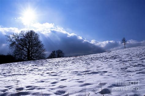 Snow Clouds On A Sunny Winters Day Photograph By Christine Krigovsky