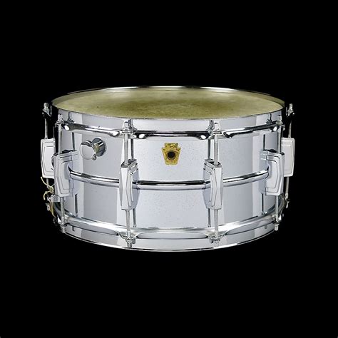 Ludwig No 402 Supraphonic 65x14 Aluminum Snare Drum With Reverb