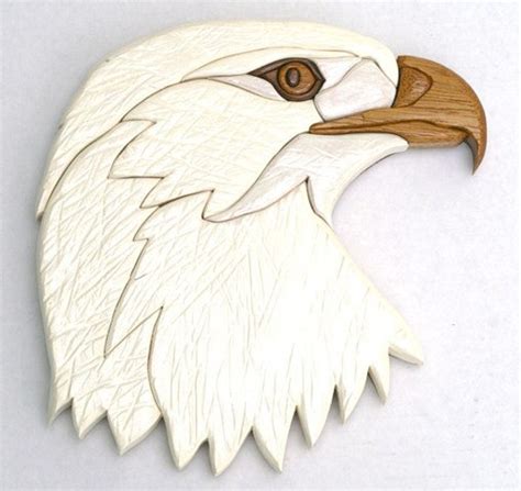 Intarsia Eagle Head By Jcswoodcreations On Etsy
