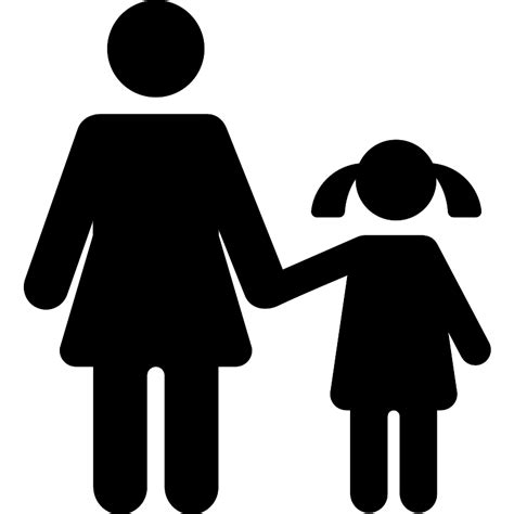 Mother And Son Silhouettes Monocolor Svg Vectors And Icons Svg Repo