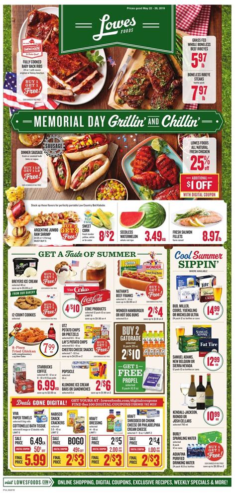 The store serves the people of farmersville, goshen, exeter, tipton and visalia. Lowes Foods Current weekly ad 05/22 - 05/28/2019 ...