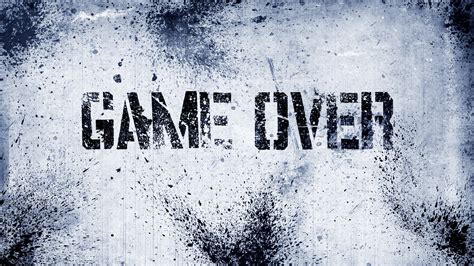 Game Over Text Hd Wallpapers Desktop And Mobile Images And Photos