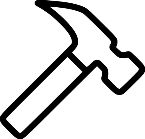 Hammer Png Black And White