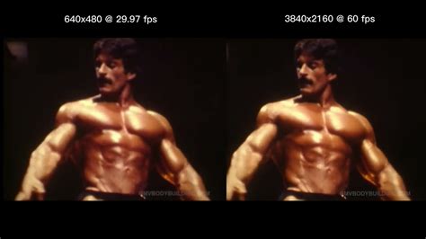 1980 Mr Olympia Mike Mentzer Posing Routine 4K 60fps UHD AI