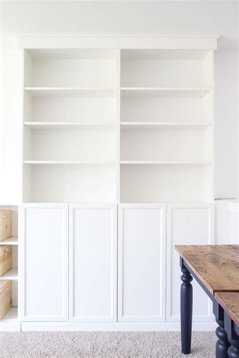 Diy Built Ins From Ikea Billy Bookcases One Room Challenge Week 2