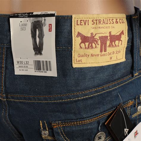 Levis Size W30 L32 Mens 503 Loose Fit Jeans Nwt Gg 35 Ebay