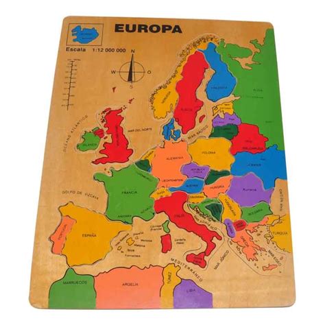 Puzzle von ravensburger jetzt entdecken. Multi colour Europe Europa Map Jigsaw Puzzle European ...