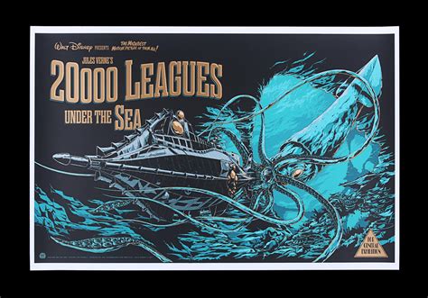 Comic book and graphic adaptations. 20,000 Leagues Under The Sea - Mondo Poster, 2012 ...