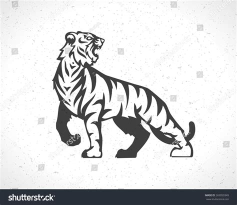 Tiger Logo Emblem Template Mascot Symbol For Business Or Shirt Design