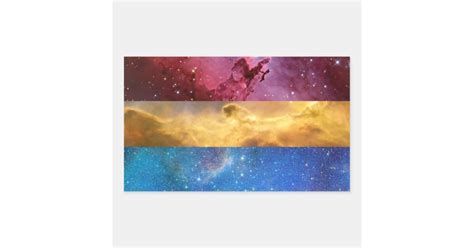 Pansexual Nebula Flag Stickers Zazzle