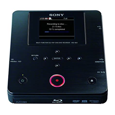 Sony Vbd Ma1 Dvdirect Ma1 Multifunction Blu Ray Discdvd Recorder