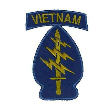 Us Army 5th Fifth Special Forces Group Sfg Airborne With Vietnam Rocker