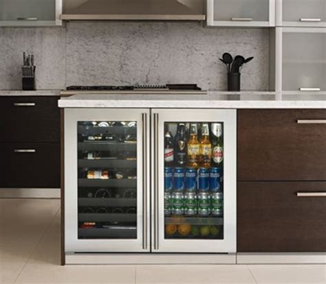 This is a slim and practical unit with 34.5 inches in height, 22.4 inches deep and only 15 inches wide. U-Line 3036BVWC, 36" Modular Beverage Center/Wine Captain ...