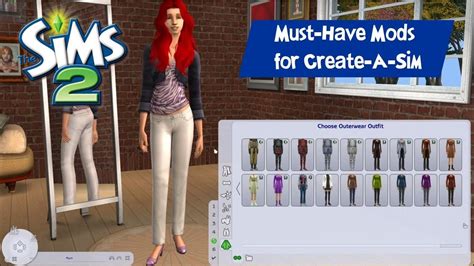 Must Have Mods For Create A Sim Cas In The Sims 2 Youtube