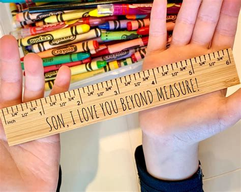 Personalized Wooden Ruler Engraved Wood Ruler Personalized Etsy