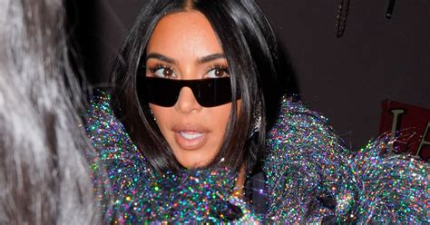 Kim Kardashian Stuns In Shaggy Coat Ahead Of Snl Hosting Gig Kanye