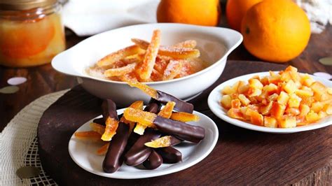 Snack Saludable Cáscaras De Naranja Confitadas Soy Chef Recetas
