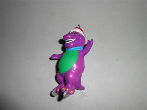 Vintage Hallmark Barney Purple Dinosaur Keepsake Christmas Ornament