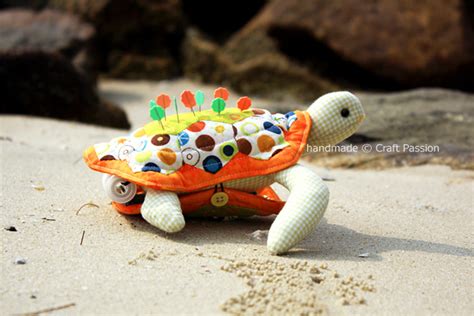 Turtle Pincushion Free Sewing Pattern Craft Passion