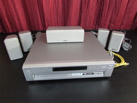 Lot Detail Sony 5 Disc Cddvd Player With Speakers