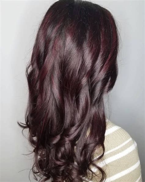 Black Cherry Hair Color Chart