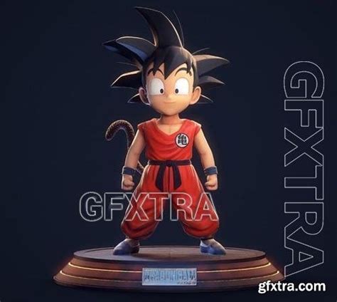 Goku Kid Dragon Ball 3d Print Model Gfxtra