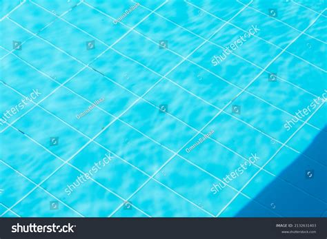 Swimming Pool Bottom Caustics Ripple Flow Stock Photo 2132631403