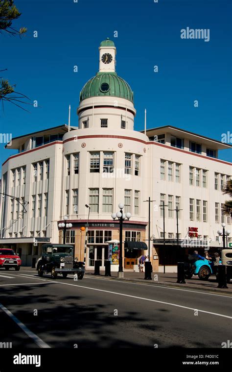 New Zealand North Island Napier Known As The Art Deco Capital Of The