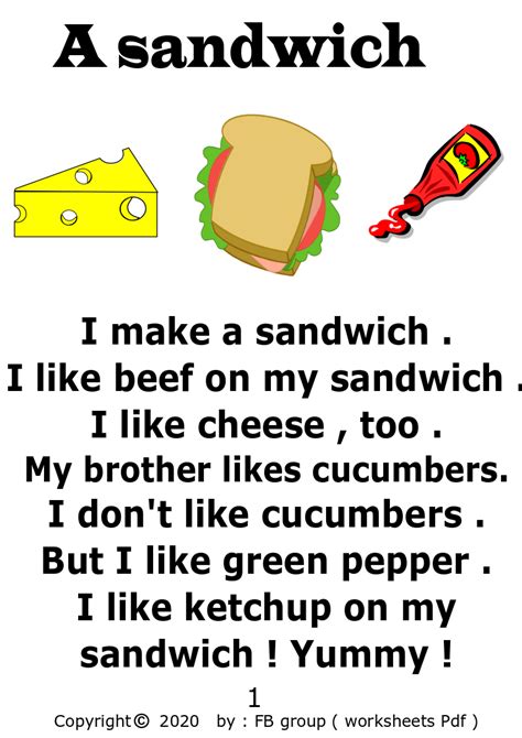 Download ( free Reading comprehension worksheet ) pdf file (part ten)