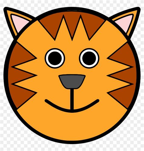See more ideas about cat drawing, drawings, cat art. Circle Tigger Cat Face Clipart Png Image Download - Tiger ...