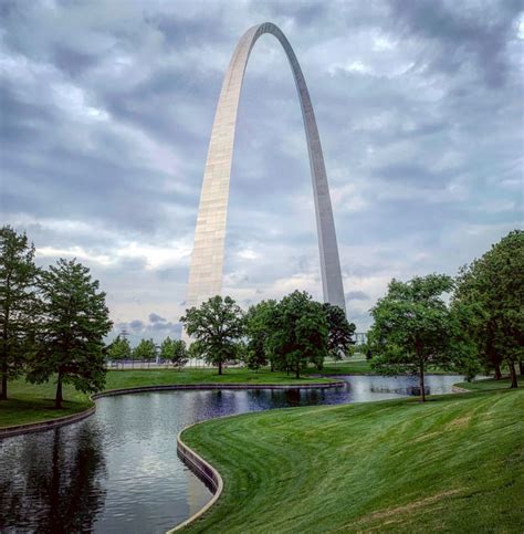 St Louis Arch National Park Stamp