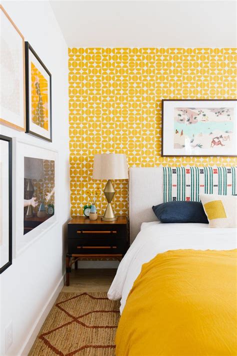 How Society6s Removable Wallpaper Made My Guest Room Pop Hunker