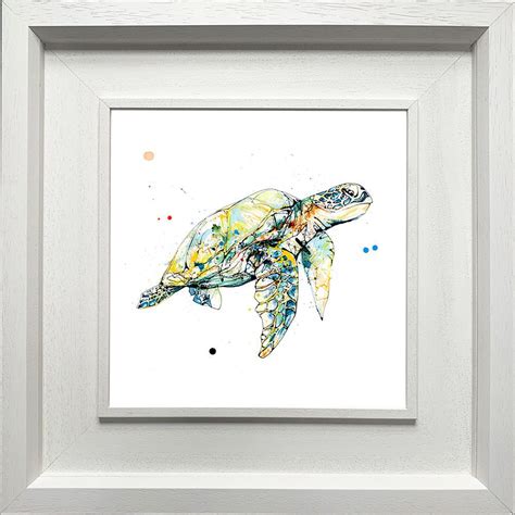 Tranquil Sea Turtle Print X Cm With Framing Options By Kathryn