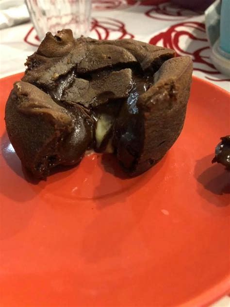 Coeur coulant au chocolat blanc Recette Cake Factory
