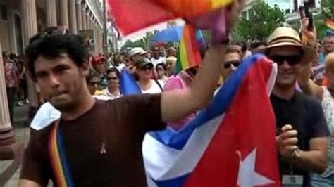 March For Gay Rights In Cuba Bbc News